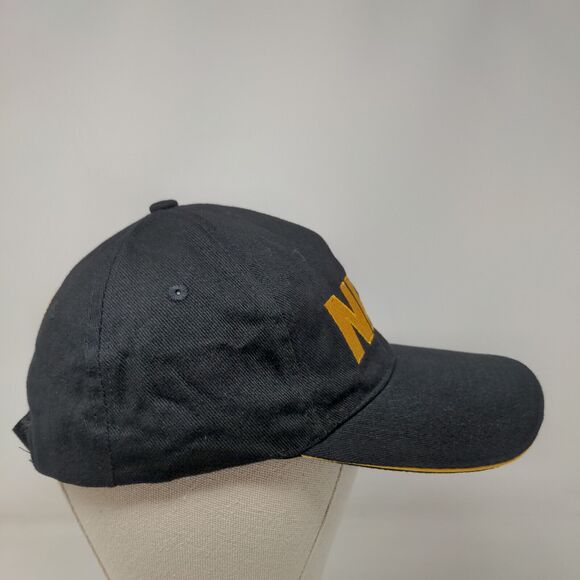NRA Strapback Hat Black OSFA Adjustable Embroidered Patriotic 6 Panel - Picture 4 of 7